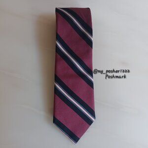 *𝓥𝓲𝓷𝓽𝓪𝓰𝓮 𝐒𝐓𝐀𝐅𝐅𝐎𝐑𝐃™ Striped Tie Burgundy/Black
